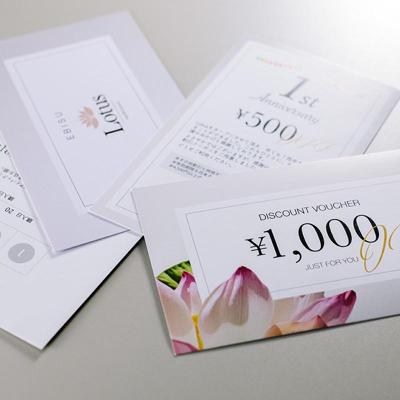 恵比寿「Lotus Nail&Eyelash」ロゴ・クリエイティブ制作